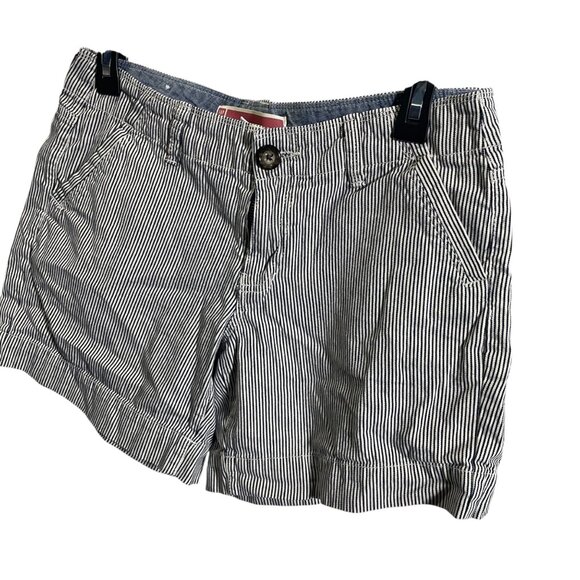 Gap Jeans Womens Striped Shorts Size 2 Blue/White Casual Cotton - Picture 1 of 4